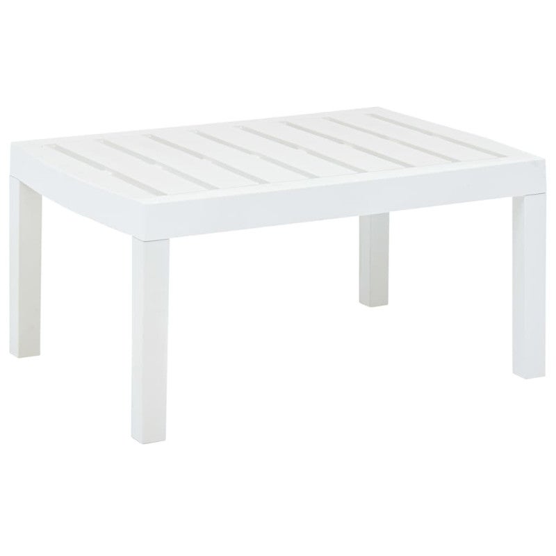 VidaXL Tavolino Da Giardino Moka 78x55x38 Cm - Plastica Resistente Alle Intemperie, Facile Da Pulire - 3