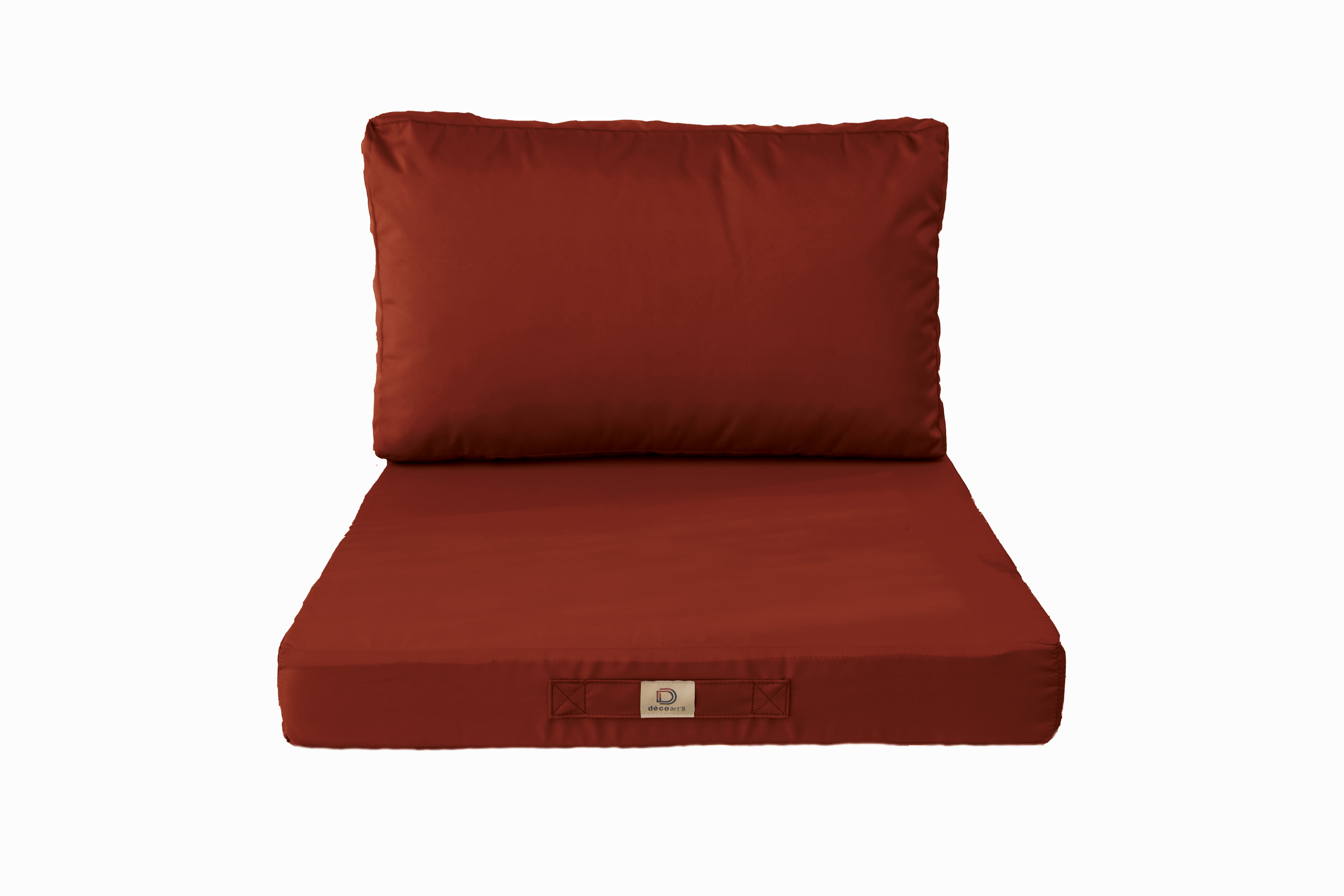 Coussins Salon Jardin Déhoussables 50x50cm - Imperméables Et Confortables - Beige