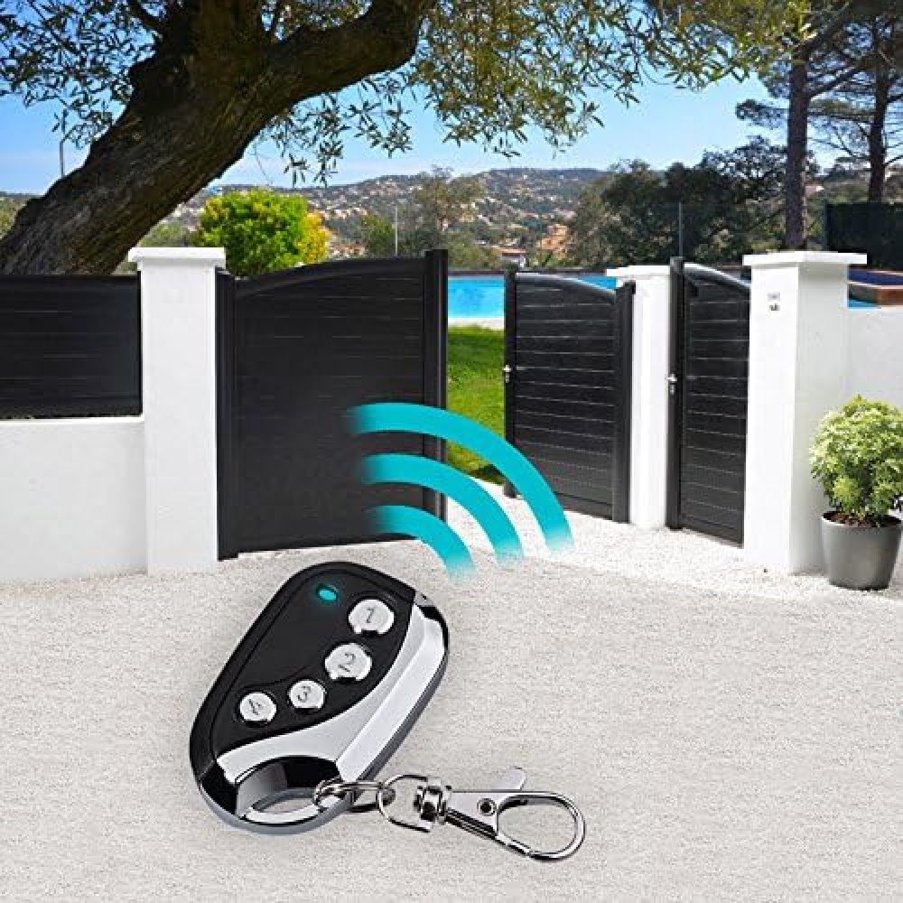 Control remoto universal duplicado - Para puertas, garajes, sirenas y luces - Señal de 433,92 MHz - 2