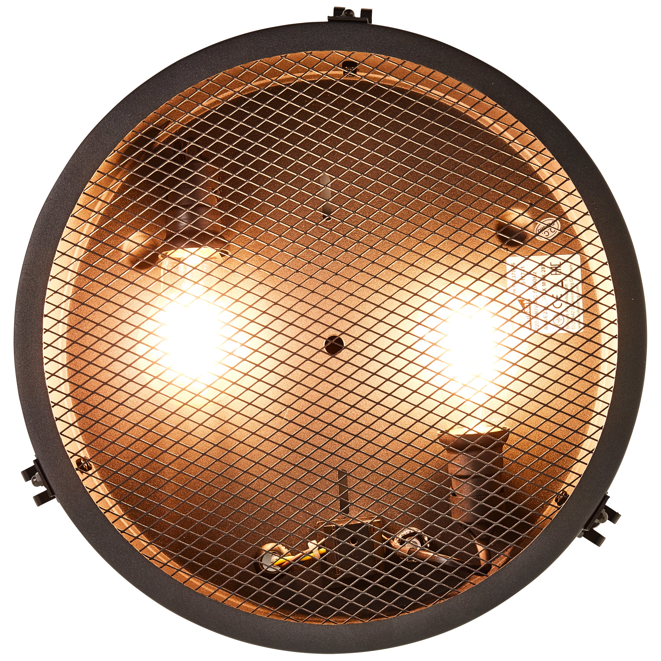 Brilliant Natynkowy panel sufitowy LED Saltery 30cm biały Plastikowy pilot Możliwość wewnętrznego ściemniania za pomocą zintegrowanego pilota LED 20 W - 3