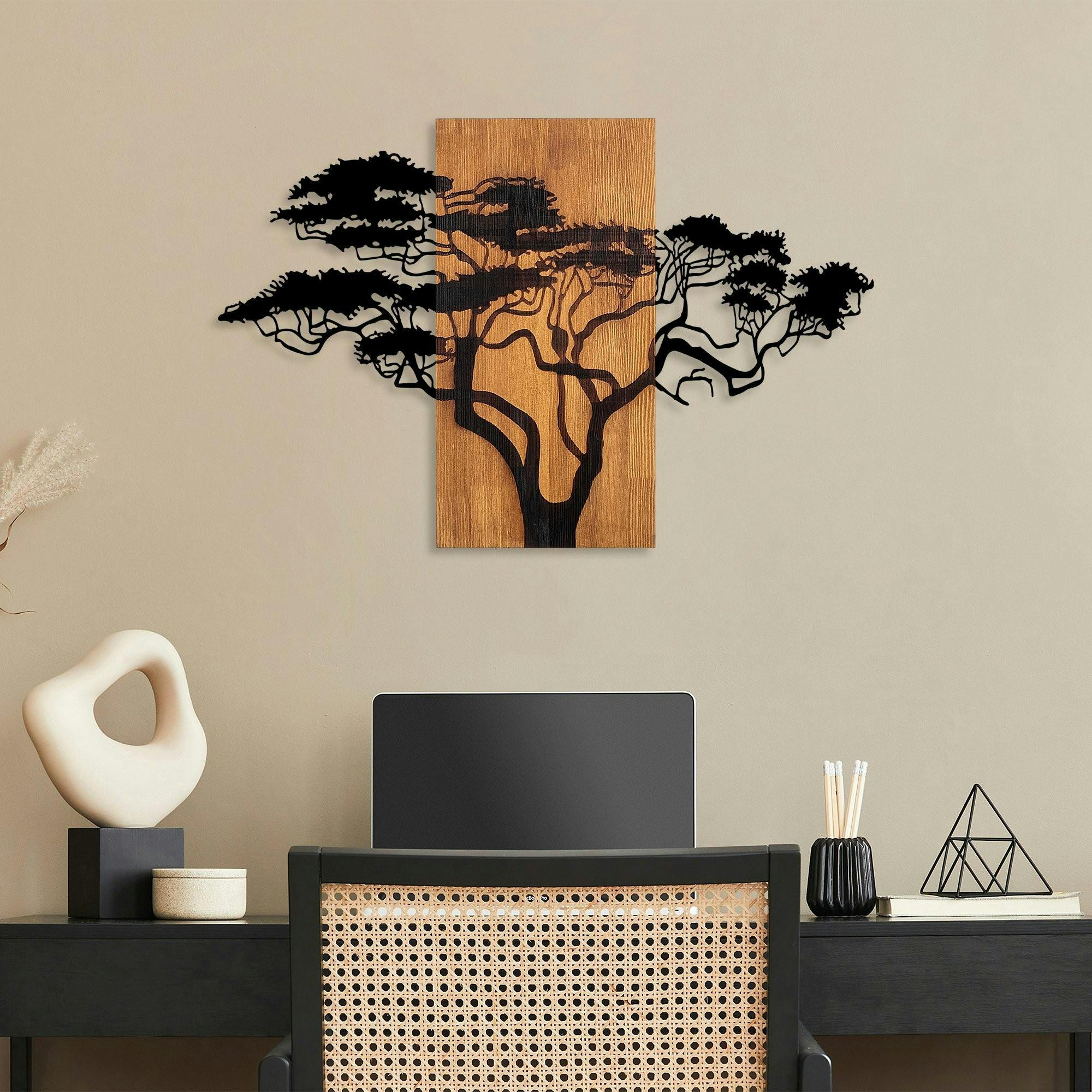 Ornement Mural Ethnique En Bois Sculpté Pour La Décoration De La Maison Et Du Bureau 85922378