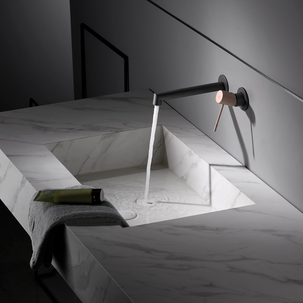 Robinet De Lavabo Avec Monocommande | Modèle GÉNOVA | Couleur Or Finition Brossee Imex 90410688