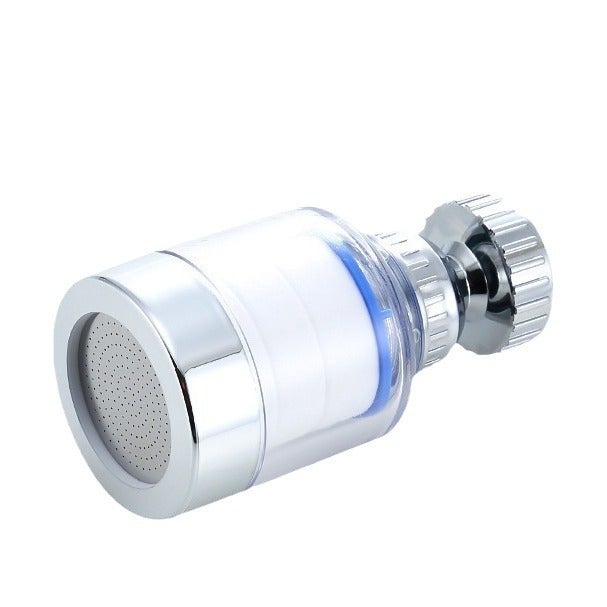 3 Pièces Filtre Robinet Anti Calcaire Rotatif À 360°, Transparent, Avec 6 Éléments Filtrants En Coton Pp, Filtre Robinet Pour Maison, Cuisine, Salle D - 5