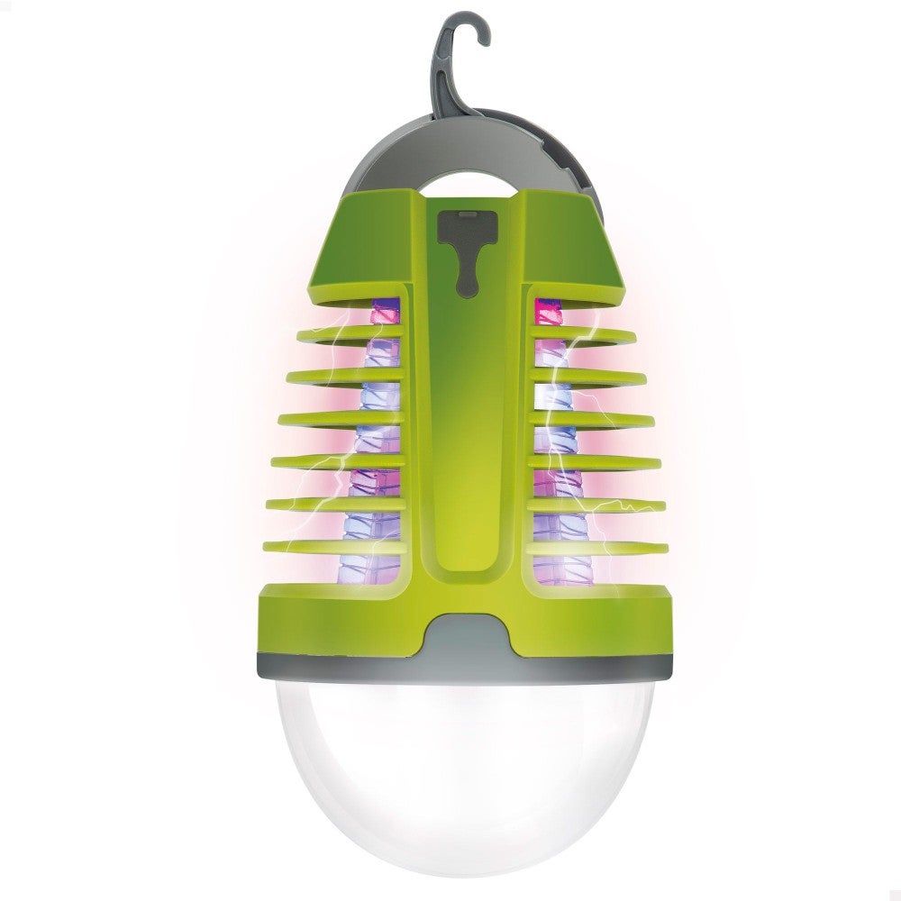 Lámpara mata mosquitos uv c/luz led nocturna aktive