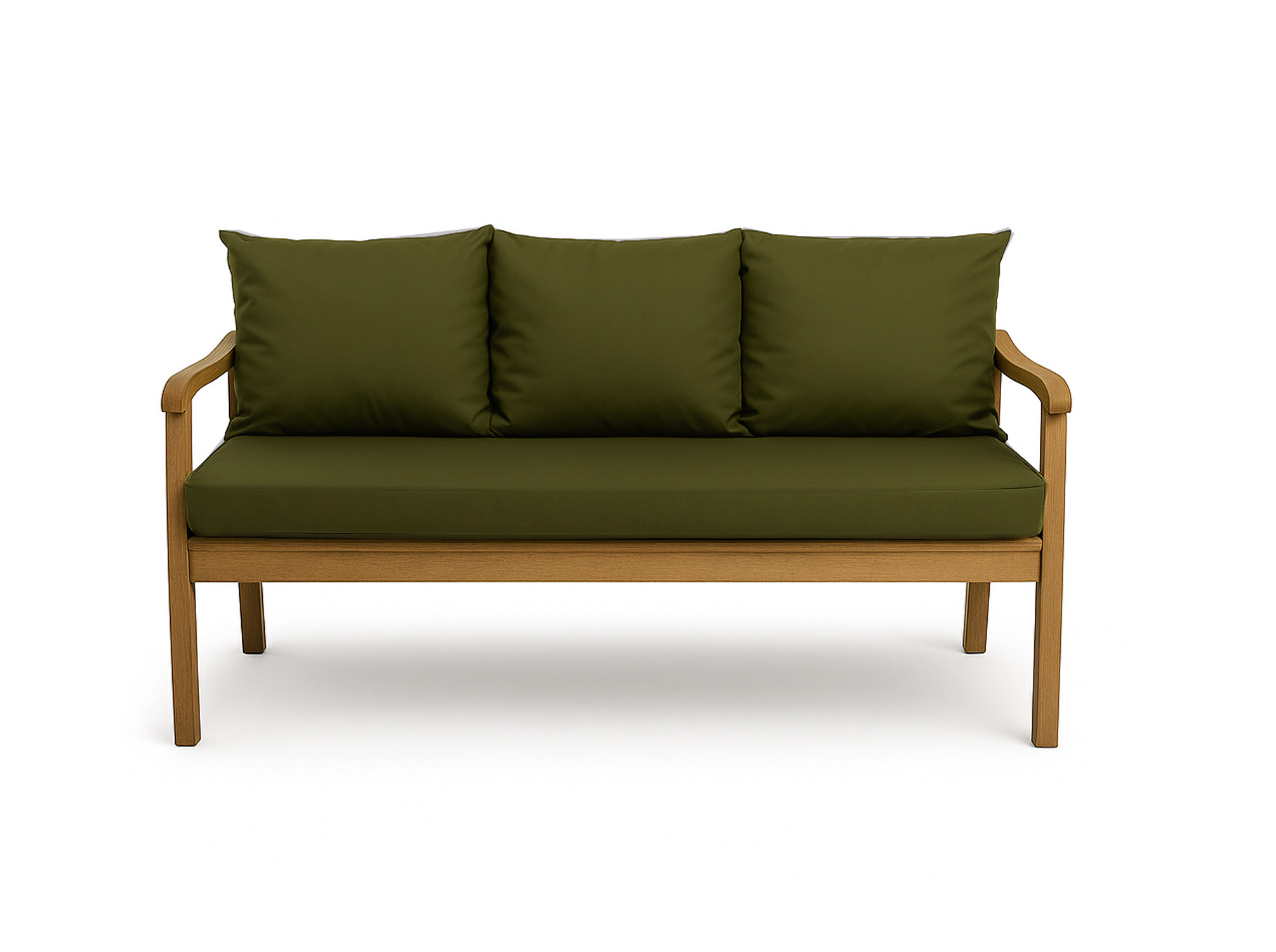 Cuscini per panca da esterno 140x60x7/3x50x56cm, cuscini per panca da giardino lime, cuscini per panca a 3 posti, cuscini per altalena | Leroy Merlin
