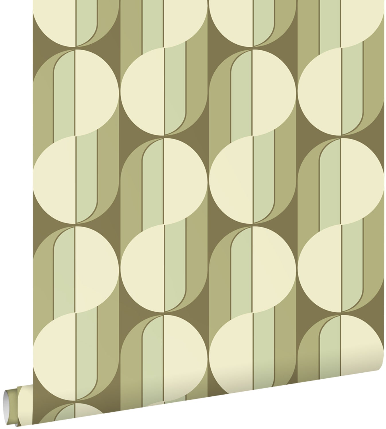 Tapeta ozdoby retro zielonym - 50 x 900 cm - ESTAHOME