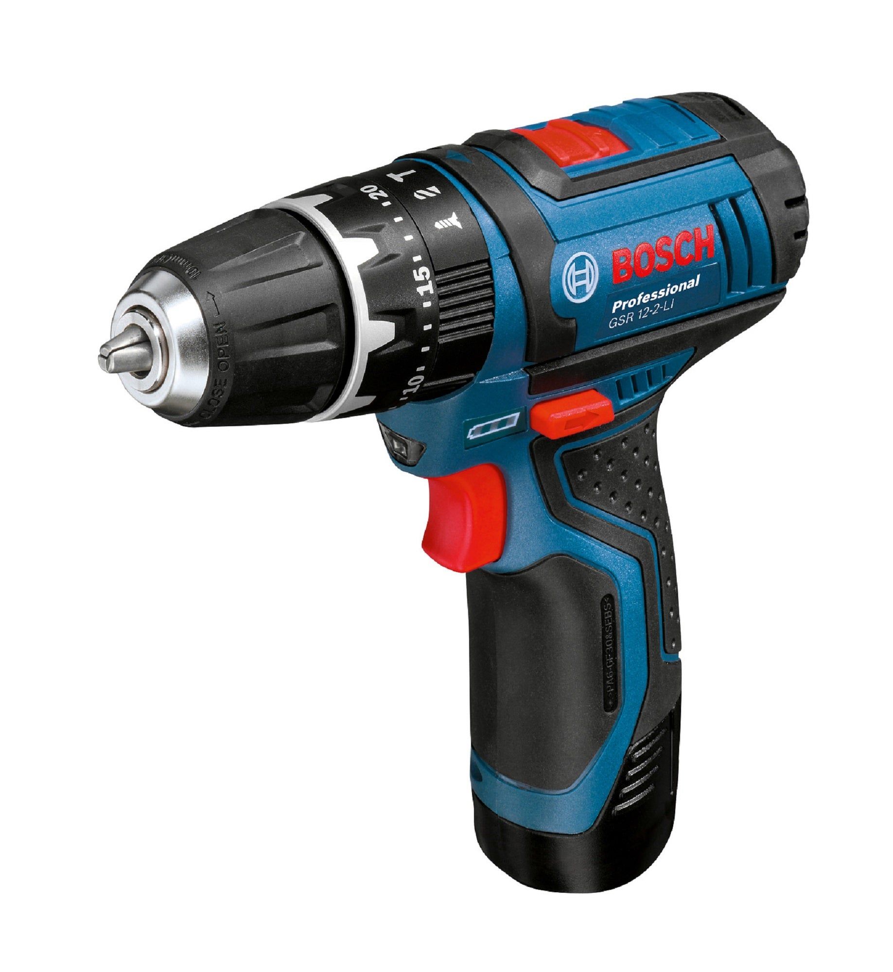 Perceuse à percussion sans fil Bosch Professional GSB 12V avec 2 batteries de 2Ah - 2