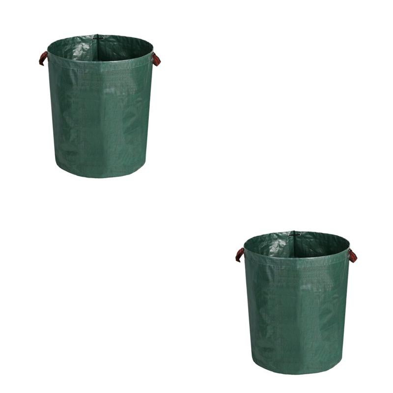 2 worki ogrodowe 200L odporne na rozerwanie (wersja wzmocniona 200L 56x80cm)