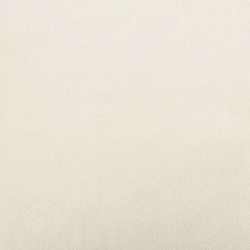Poltrona uovo Crema 63 x 73 x 90 cm Velluto vidaXL - 8