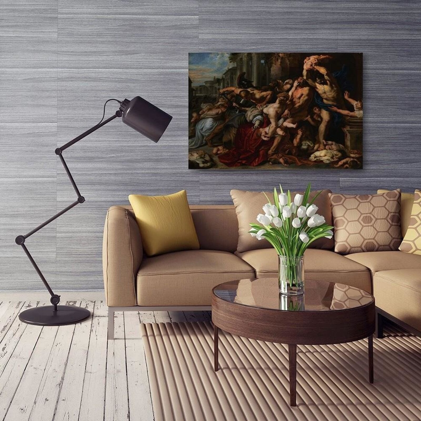 Tableau reproduction photo de pp rubens - massacre des innocents - 40 x 60 cm - 4