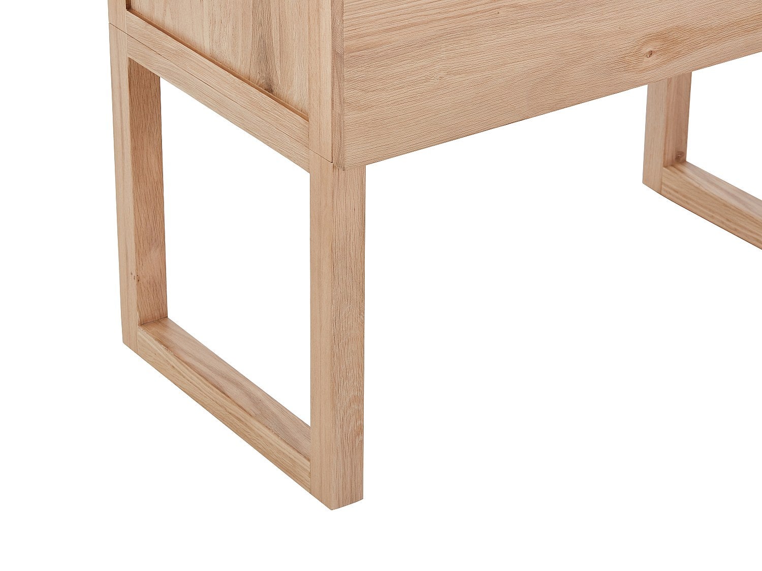 Meuble sous vasque en chêne massif - Naturel clair - 80 cm - TARELO - 6