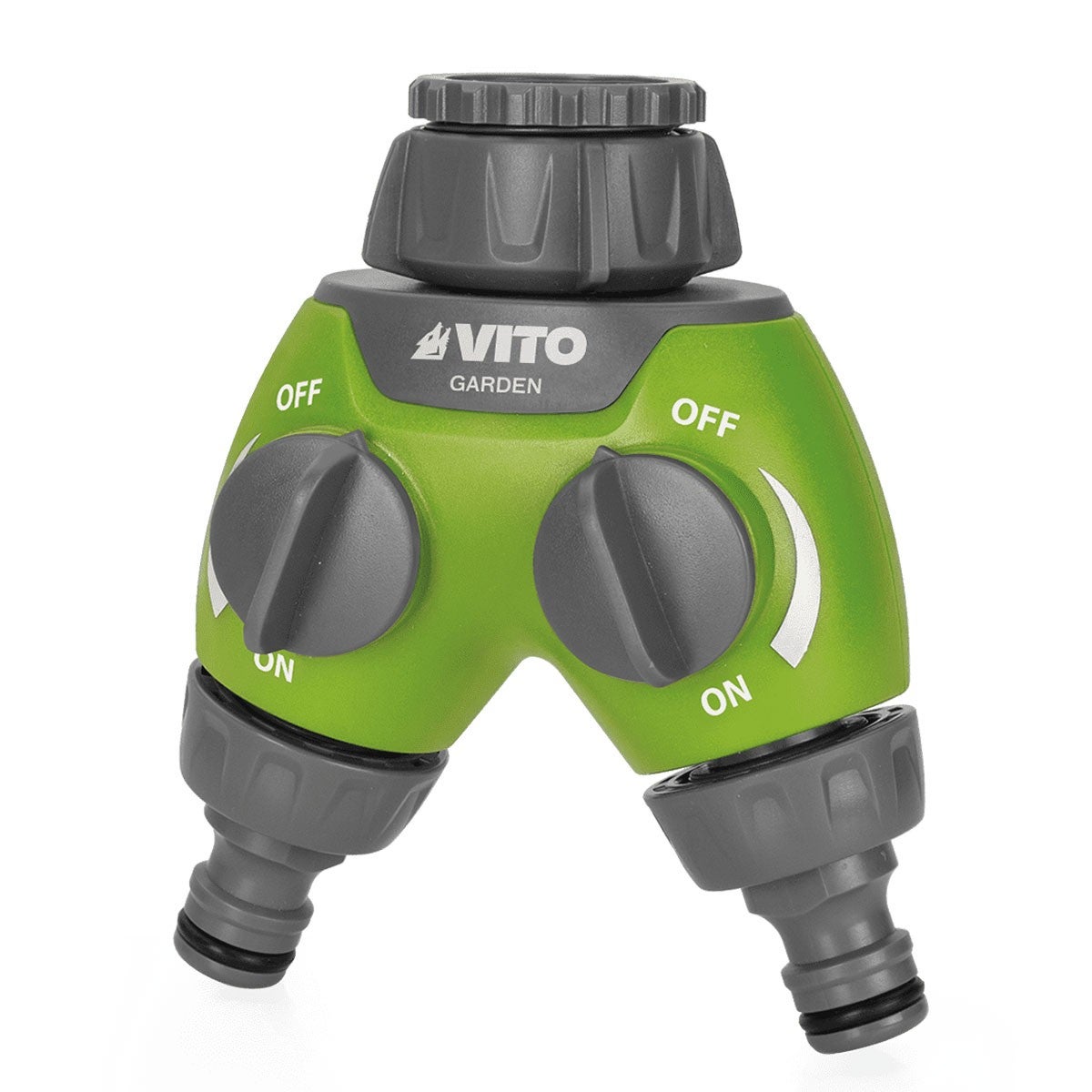 Tatay Kit Irrigazione Con Pistola 7 Gettoni - 2 Raccordi Rapidi E Adattatore Rubinetti, Anti UV Soft Touch