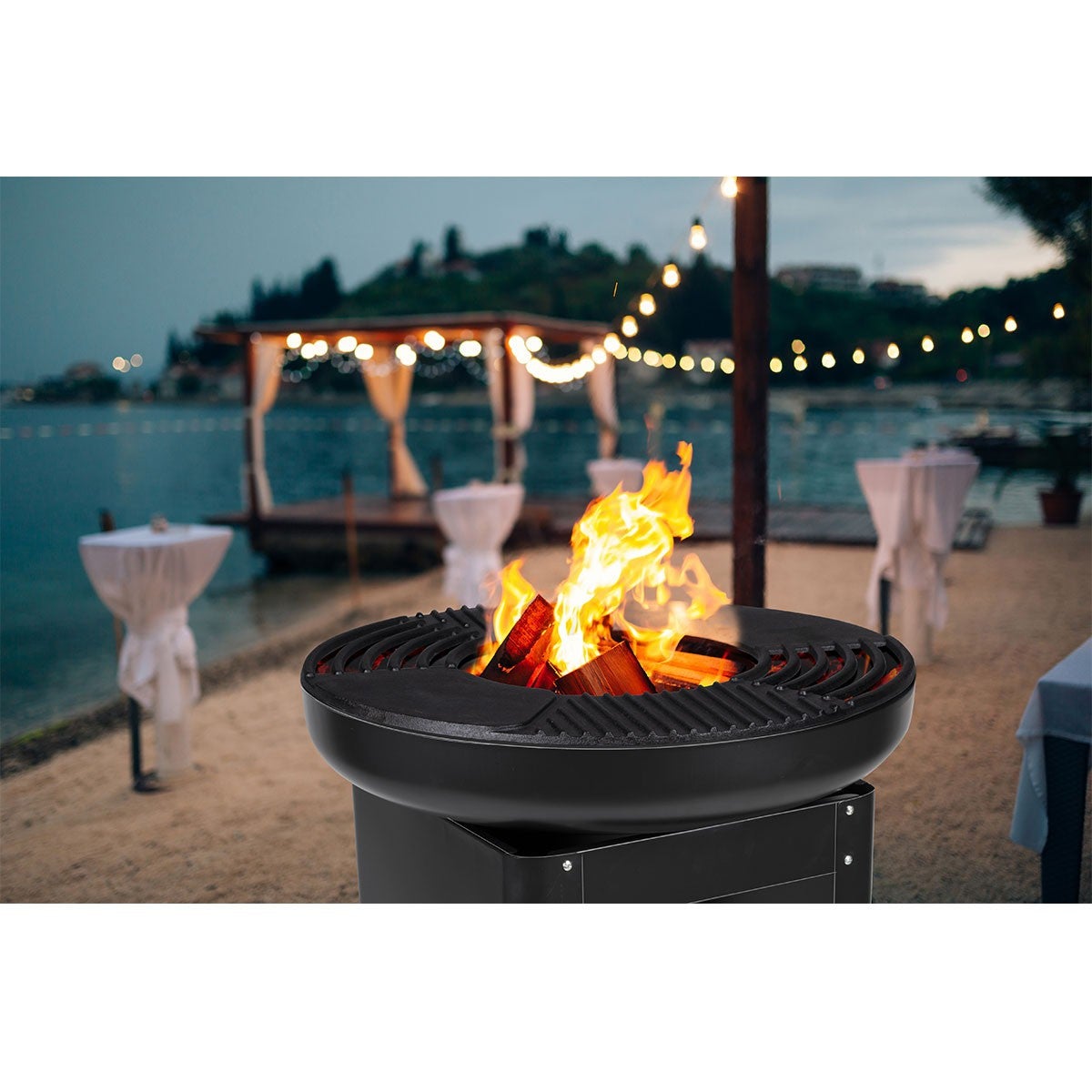 Barbecue à charbon de bois Brasero Teppanyaki Ø 61 x H90 cm BBQ COLLECTION - 6