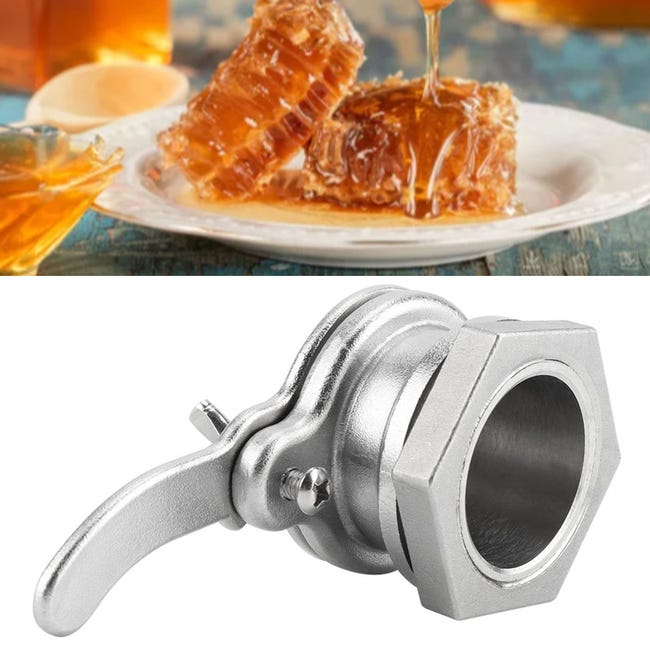 Valvola A Saracinesca Per Miele - Acciaio Inox, Per Apicoltura E Imbottigliamento - Foto 5