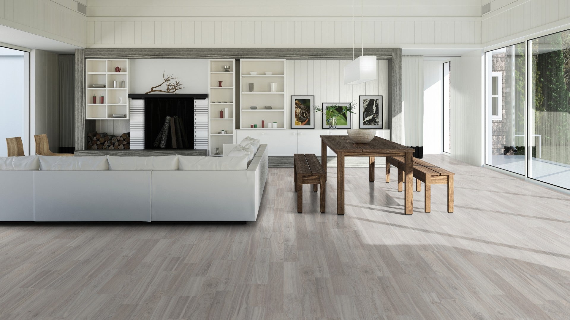 Sol stratifié effet parquet – 7 mm – boîte de 10 lames - 2,47 m2 – EH CLASSIC K056 MAIN OAK - 2