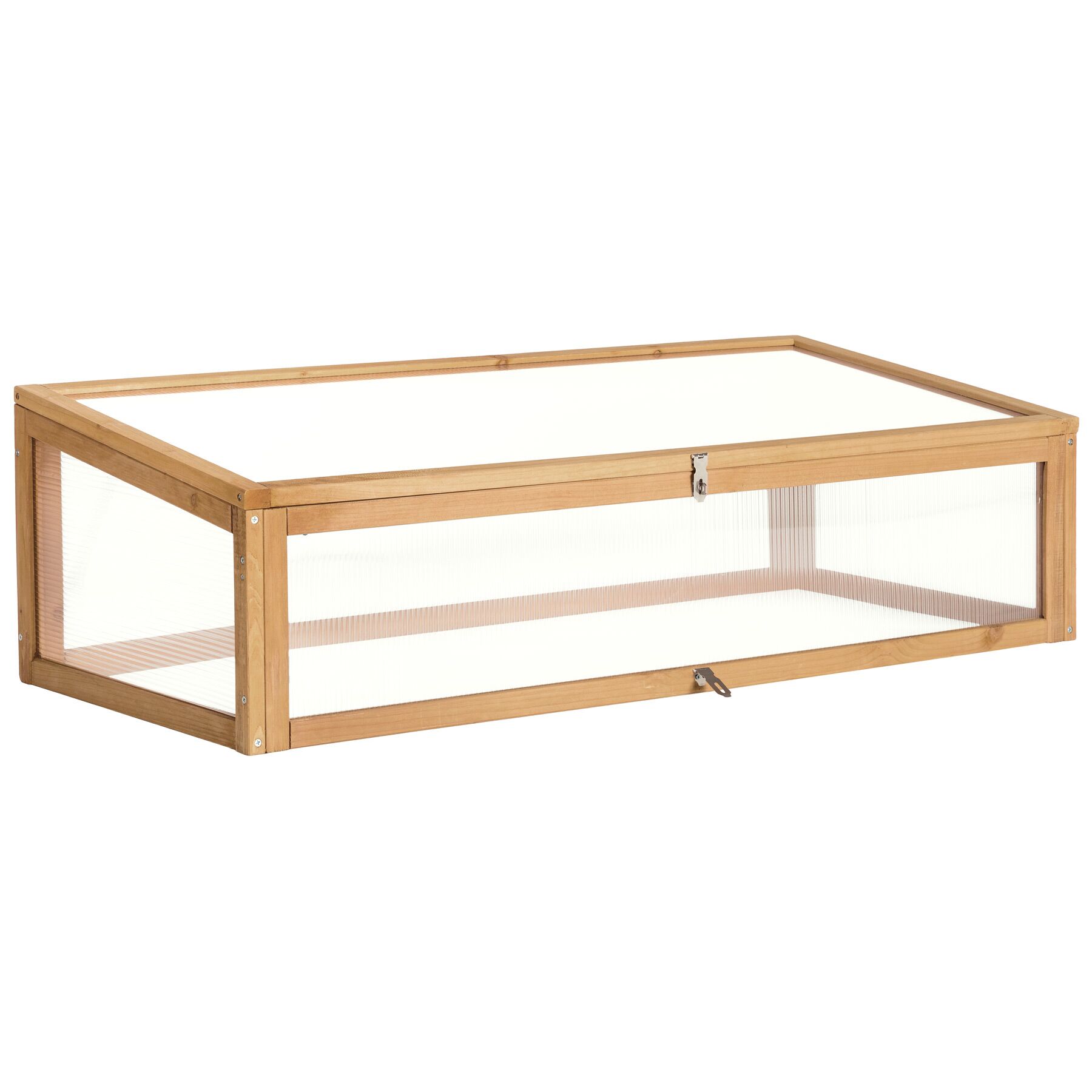 Semenzaio a letto caldo per orto rialzato marrone 115 x 53 x 34 cm TECTAKE - 3