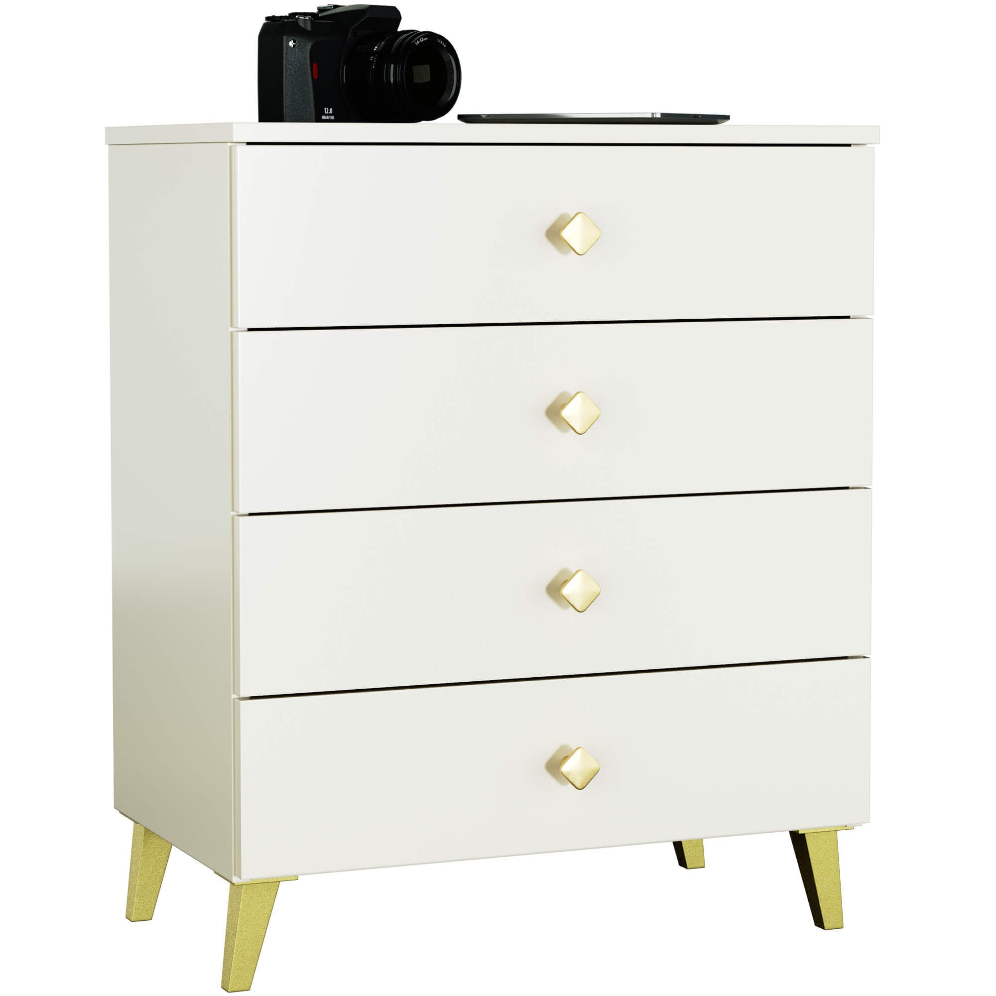 Komoda AKORD MOBI Kaszmir 60 cm 4 szuflady kolor Kaszmir mat 60x37x73 cm