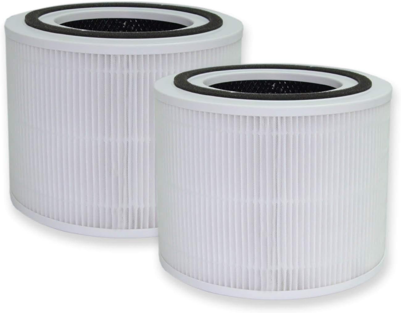 Confezione da 2 filtri HEPA di ricambio compatibili con purificatore d'aria Levoit Core Mini-RF, sistema di filtraggio 3 in 1, filtro HEPA H13 True