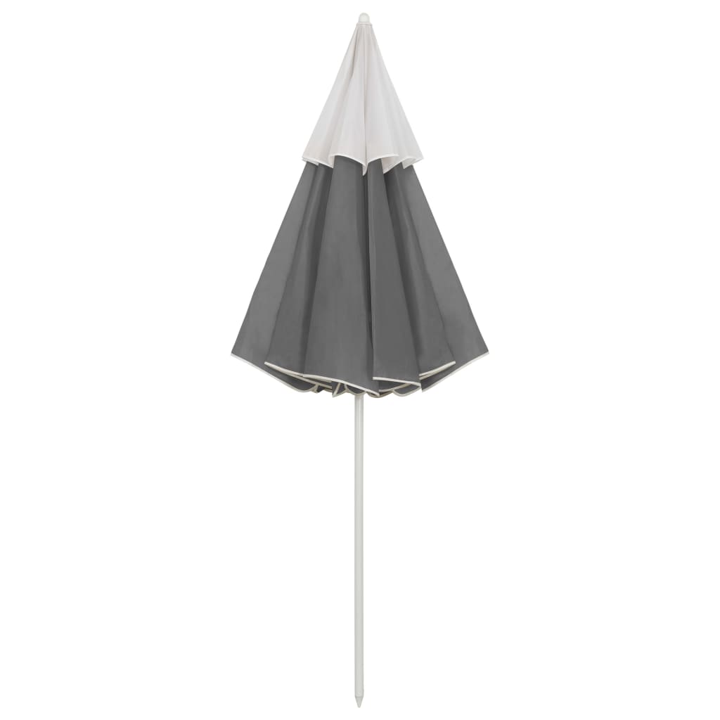 Parasol de plage Anthracite 300cm 2 - 6