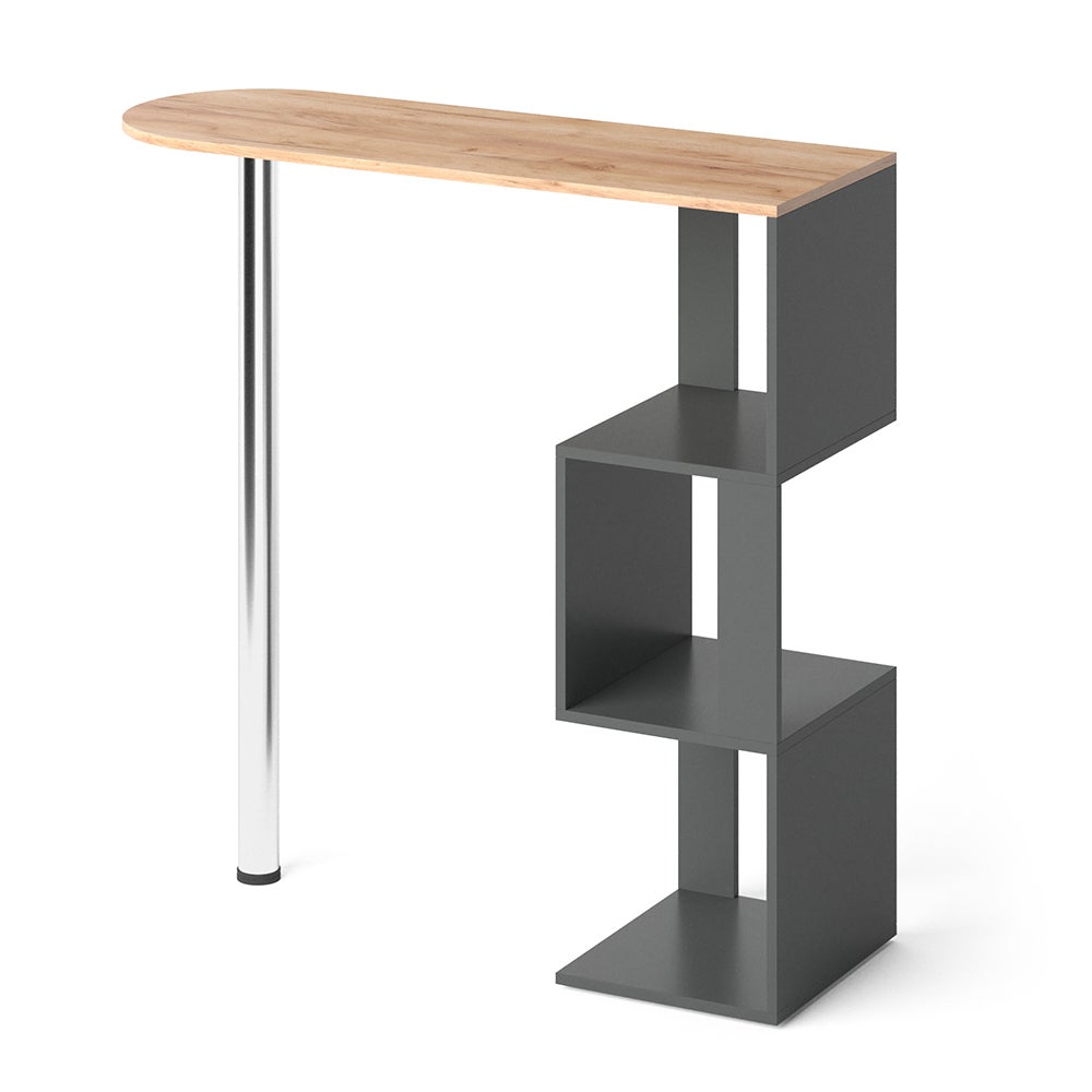 Vicco Stół barowy Vincent, Złoty dąb energetyczny, 113 x 39.8 cm