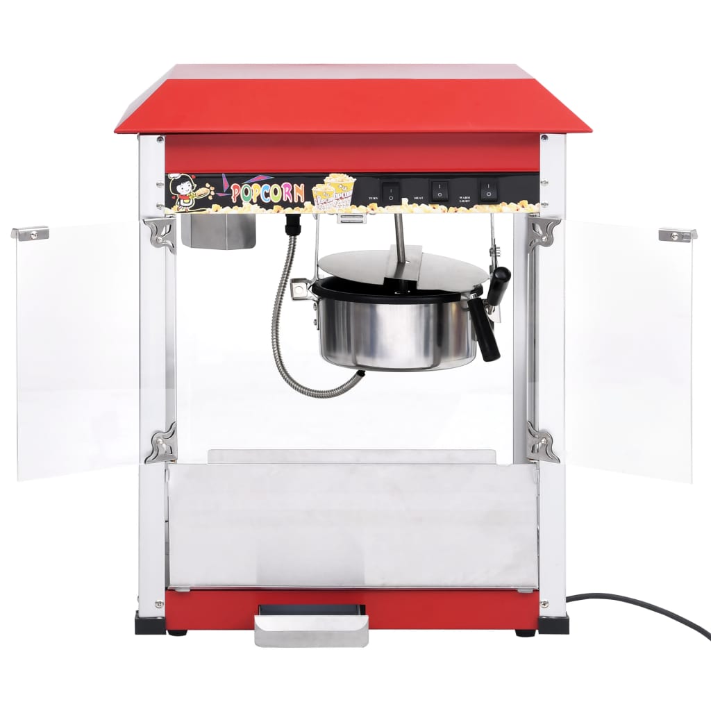 Machine à pop-corn avec pot de cuisson en téflon 1400 W vidaXL - 5