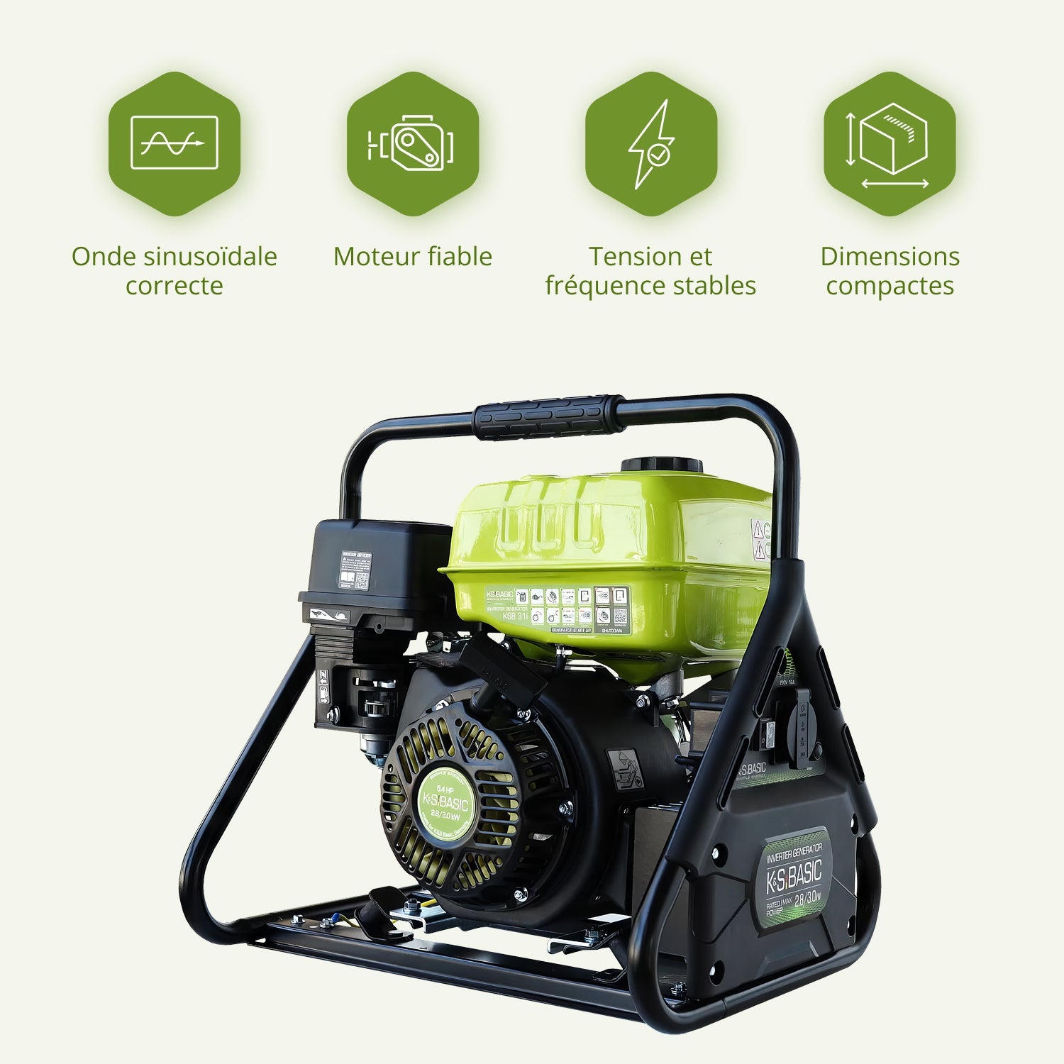 Generator inwertorowy KSB 31i Moc maksymalna, kW 3 - 2