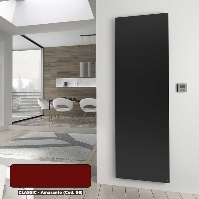 Radiateur decoratif électrique RELAX 1320W amarante - IRSAP - REPC061A06A401NN