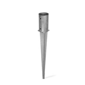 Metaltex Picchetto In Acciaio Per Stendibiancheria Rotante, Diametri 3,2 E 4 Cm, Colore Oro, Facile Installazione Senza Cemento