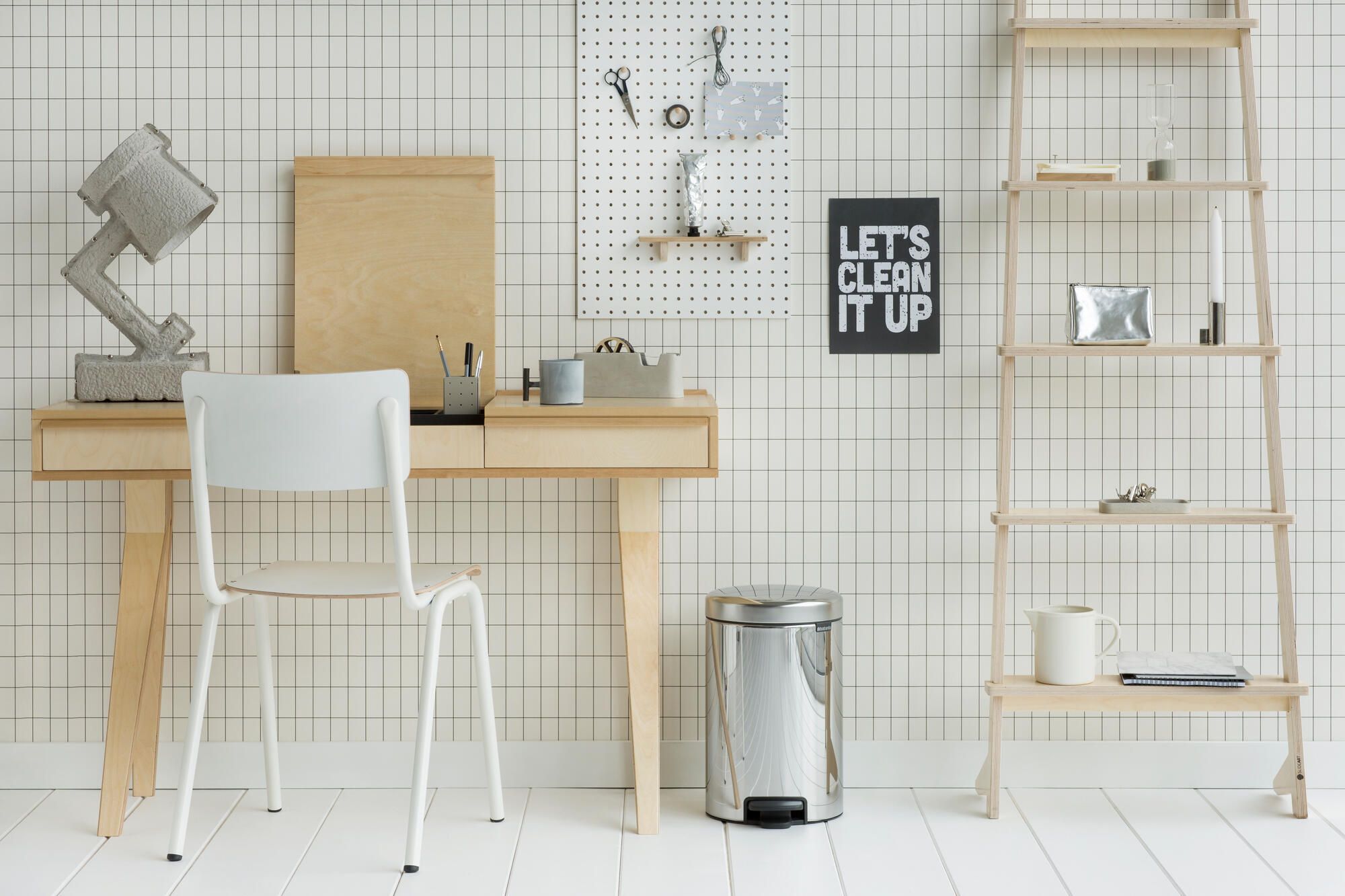 Kosz łazienkowy Brabantia Newicon szary L - 5