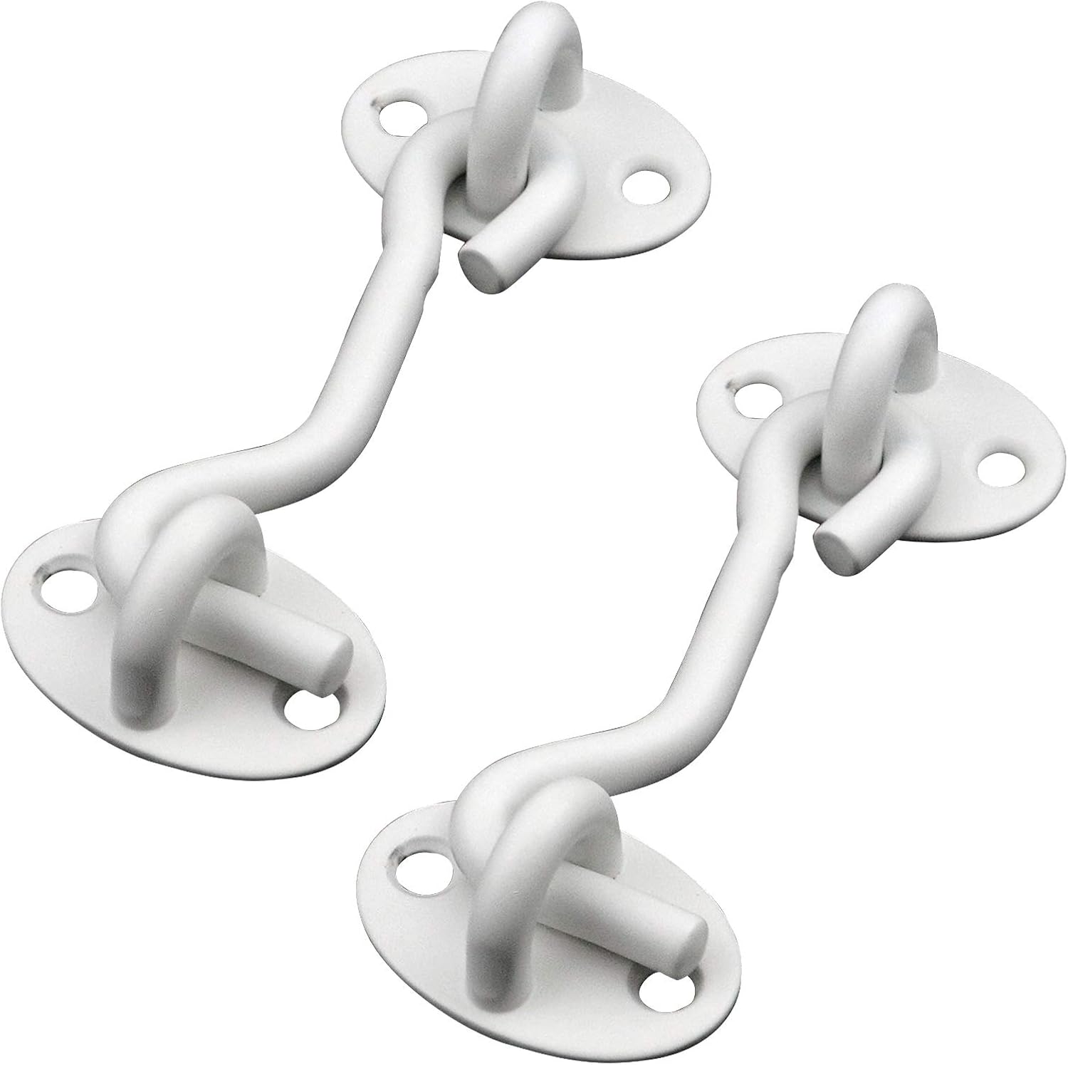 Gancio E Occhio Per Cancelli - Chiusura In Ottone Lucido 150 Mm - Per Giardino, Recinzioni E Porte