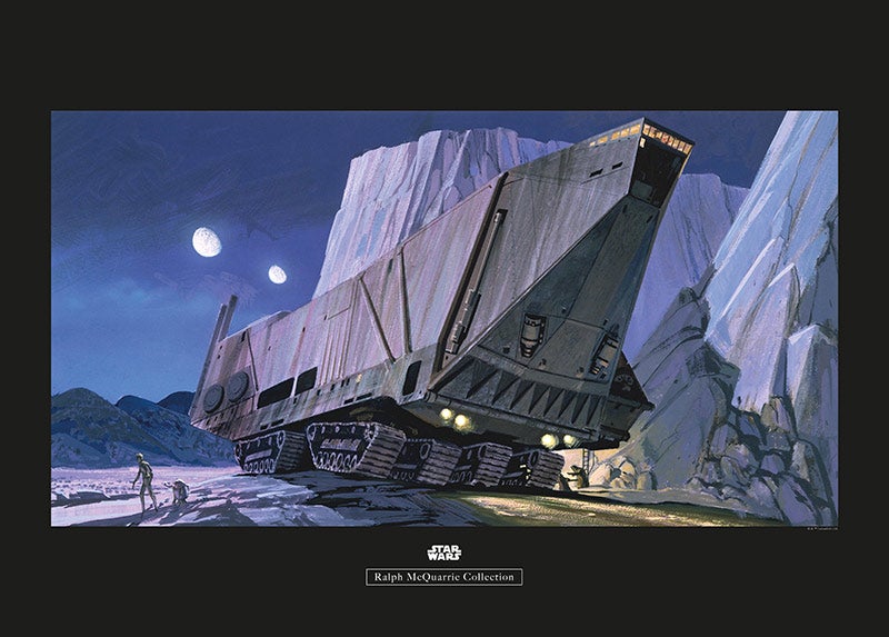 Poster d'art de Komar - Star Wars Classic RMQ Sandcrawler - Taille: 40 x 30 cm - 2