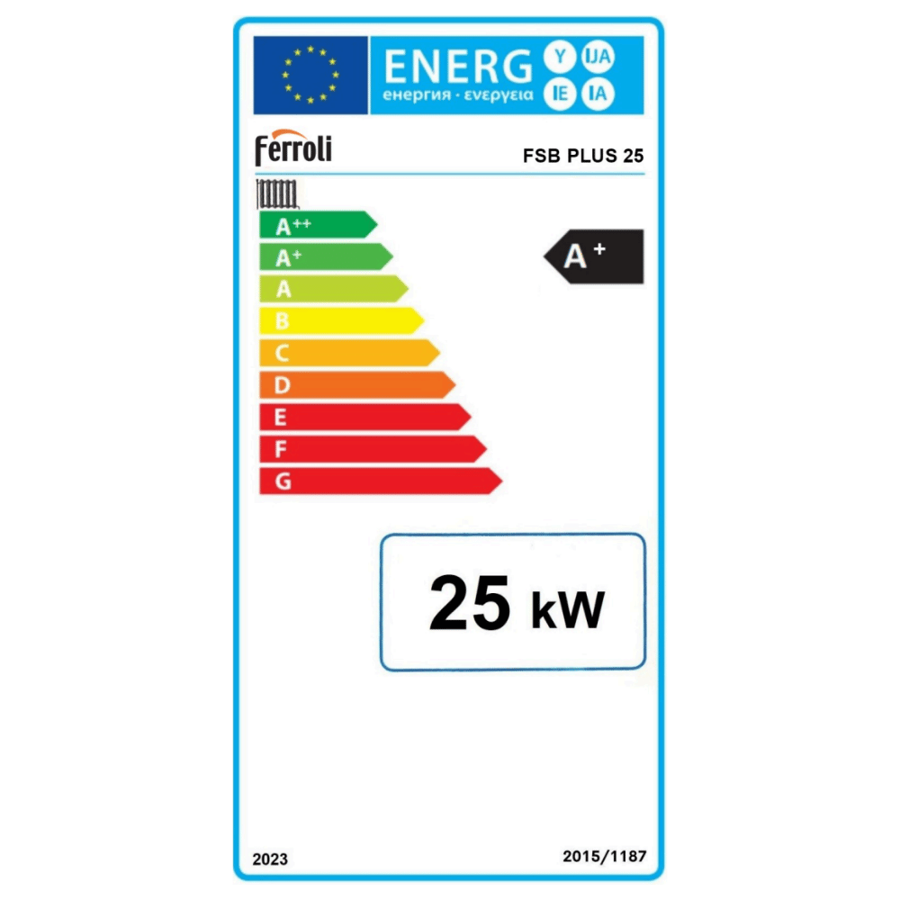 Caldaia a legna FSB Plus 25 kW Ferroli - 5