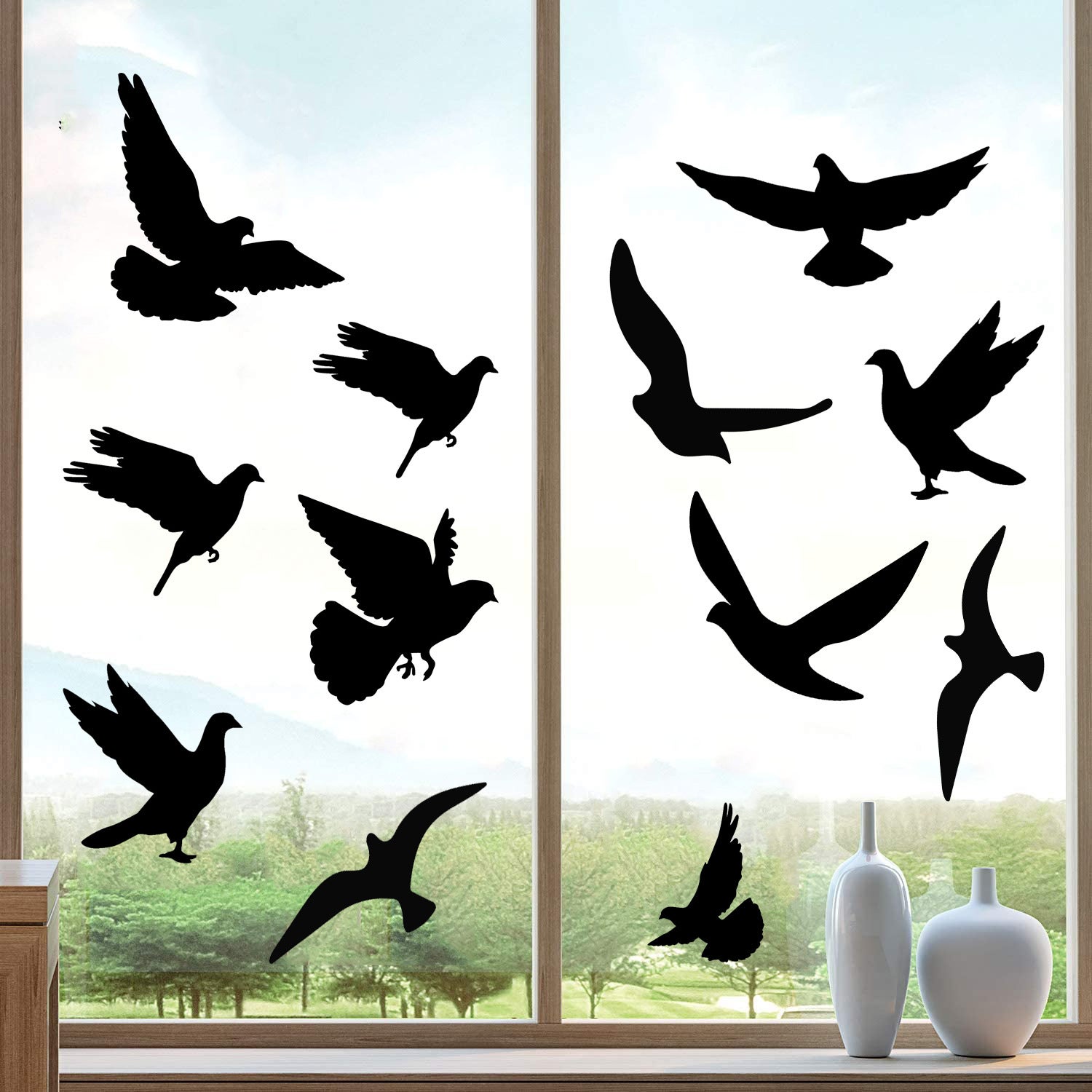 Stickers Muraux décoration adhésifs Petits Oiseaux | Leroy Merlin