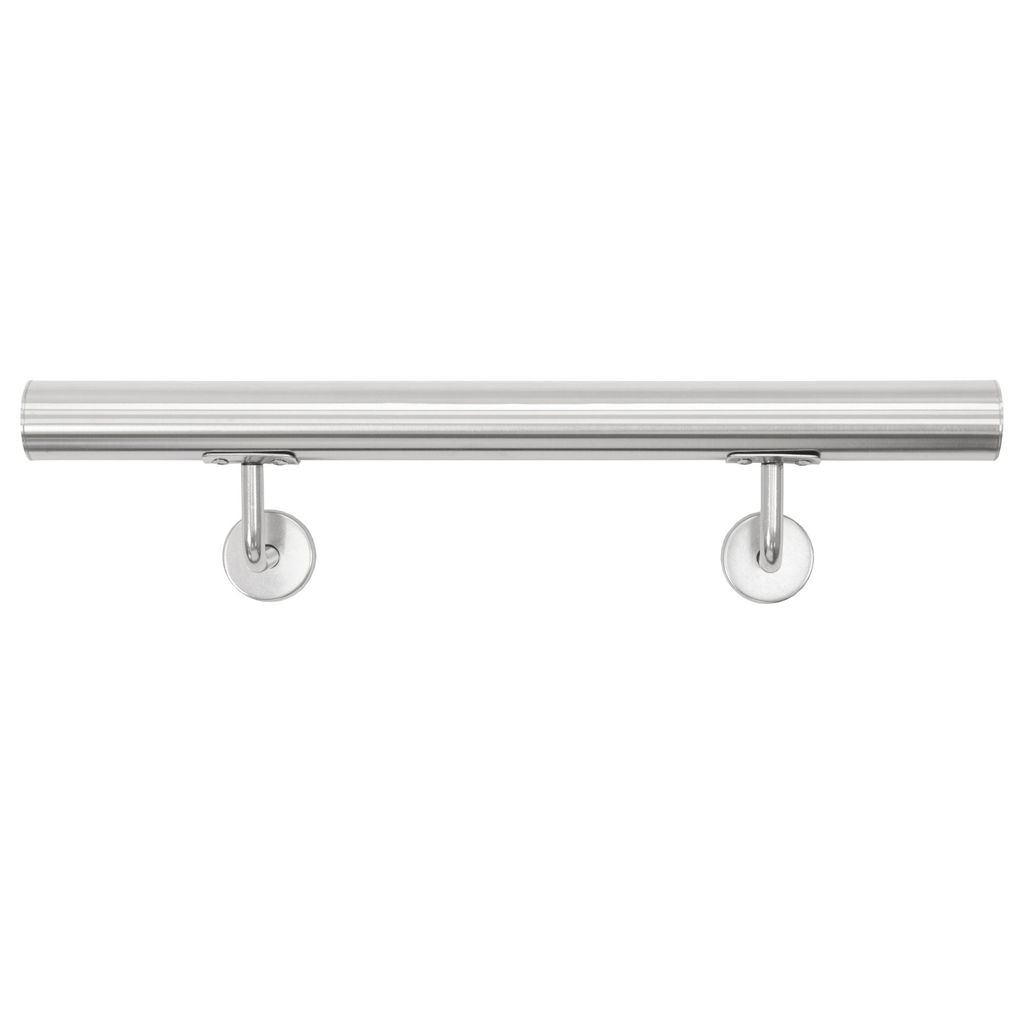 Corrimano In Acciaio Inox Ø 42mm Per Scale - 300cm Con Supporti E Tappi, Interni/Esterni - Foto 11