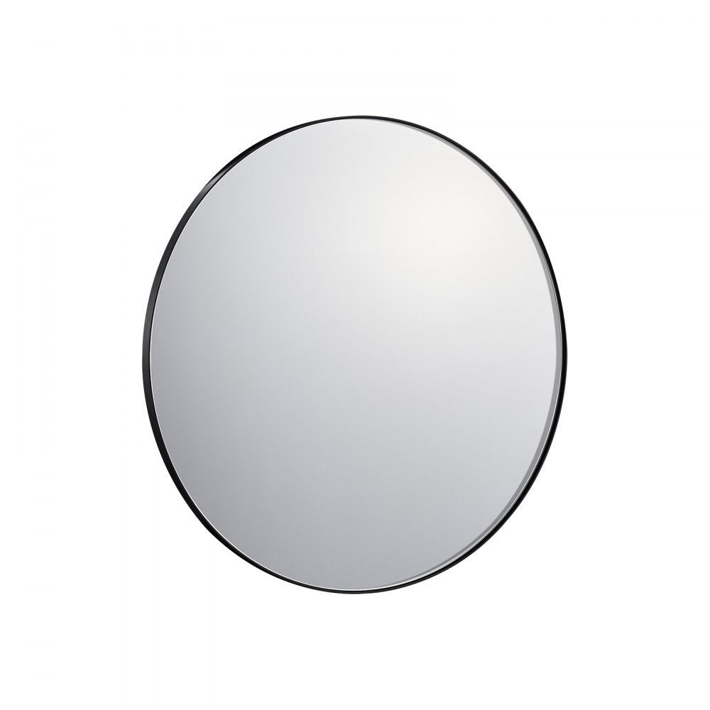 Essenza Espejo De Pared Redondo, Marco De Aleación De Aluminio Antiarañazos, Vidrio Con Película Resistente A Roturas, 76 Cm, Para Baño, Dormitorio O Salón Claras Aluminio, Leroy Merlin