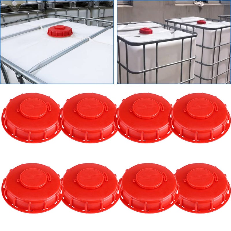 8-częściowa pokrywa zbiornika IBC 160 mm pokrywa zbiornika 1000L IBC pokrywa zbiornika na wodę wentylowana pokrywa pokrywy