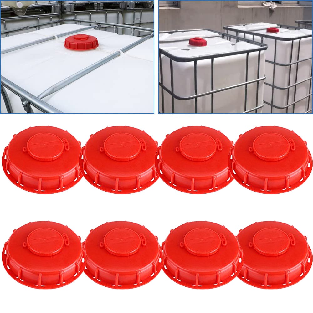 8-częściowa pokrywa zbiornika IBC 160 mm pokrywa zbiornika 1000L IBC pokrywa zbiornika na wodę wentylowana pokrywa pokrywy