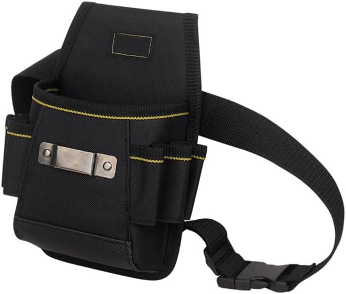 Soporte De Cuero Para Cinta Métrica - Funda Para Cinturón De 133x90mm, Portaherramientas Práctico Para Electricistas Y Carpinteros