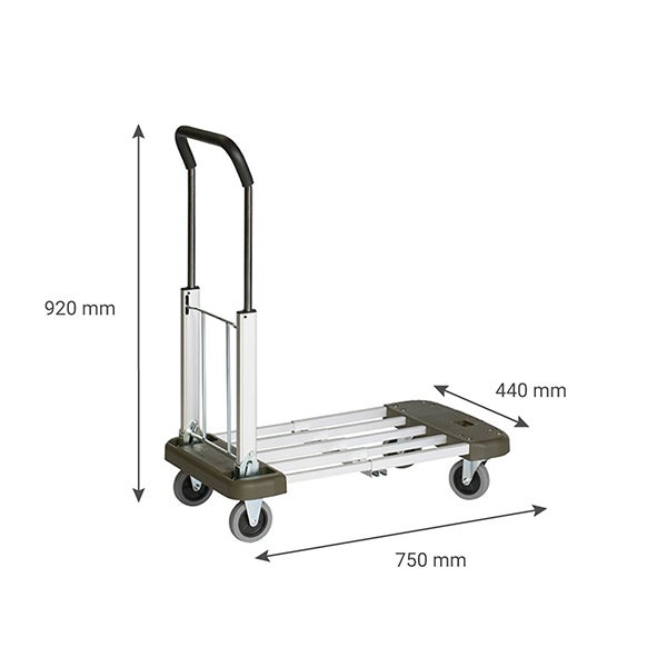 Diable chariot entièrement pliable - 150kg - EX1A - 2