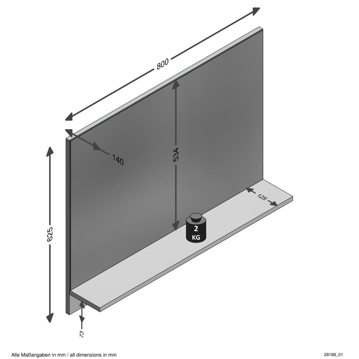 Miroir Mural Design 
