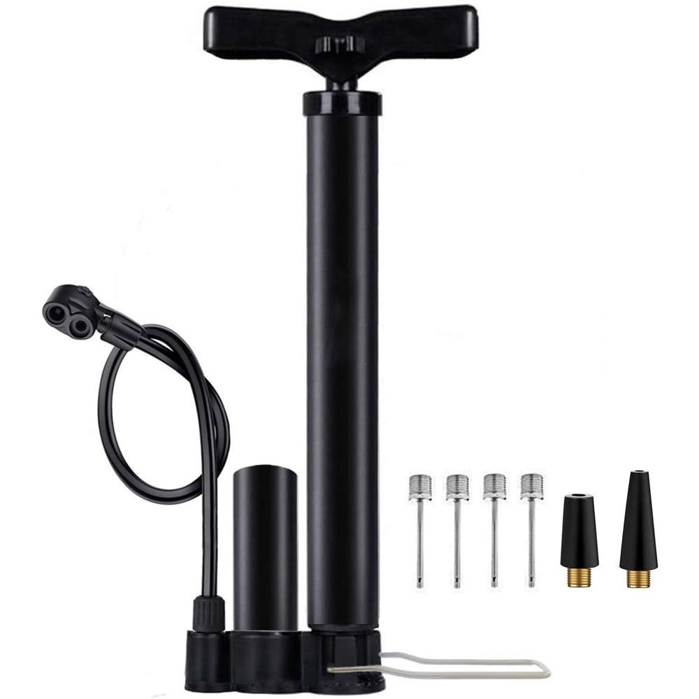 GIYO Mini pompe à vélo avec jauge 2 étapes HP/HV 120 PSI Schrader & Presta GIYO Mini pompe à vélo avec jauge 2 étapes HP/HV 120 PSI Schrader & Presta