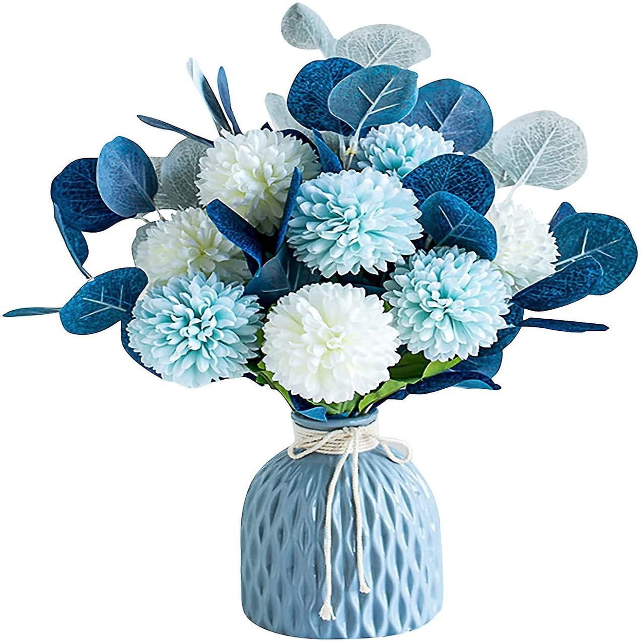 Aoyfuwell Bouquet Di 12 Ortensie Artificiali - Fiori Finti In Seta Per Composizioni, Centrotavola E Decorazione Casa Giardino - 6 Colori Misti