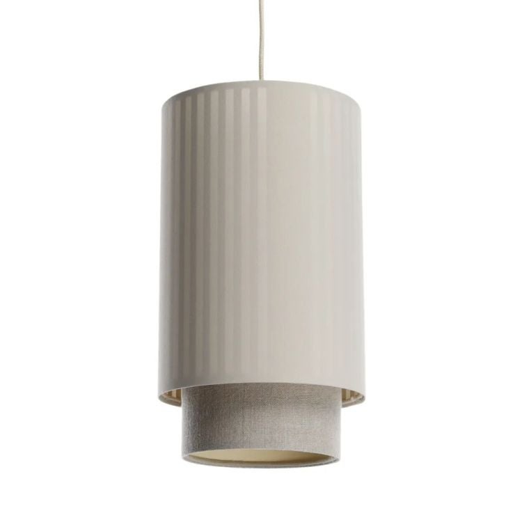 Lampa wisząca DUO LAMI LINE 20 kremowa/beżowa