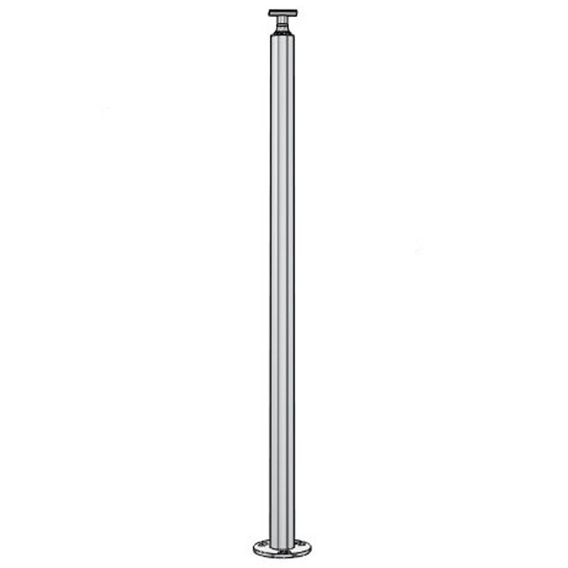 Support Main Courante Inox 304 Pour Rampe Escalier Support Mural Rampe Bois Argent 10 Pièces