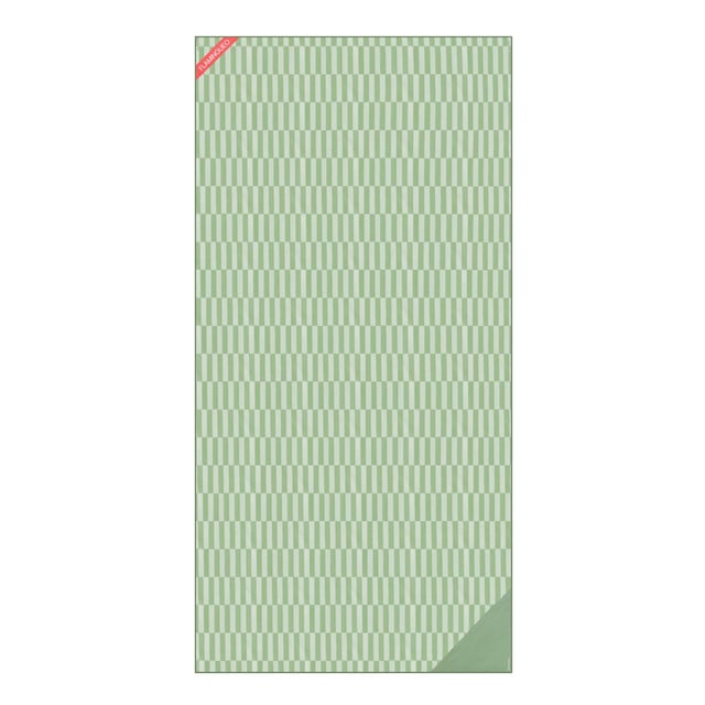 Flamingueo Serviette Plage Piscine Microfibre 180x90cm Vert
