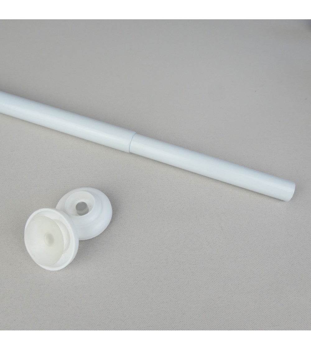 Tringle à Rideau Sans Perçage Ø20 mm - 90 à 140 cm - 4