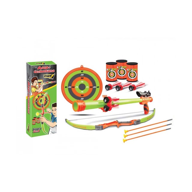 Arco E Frecce Per Bambini - 12 Lbs - Con 6 Frecce In Fibra Di Vetro - Ambidestro - Età 7+ Anni - Foto 4