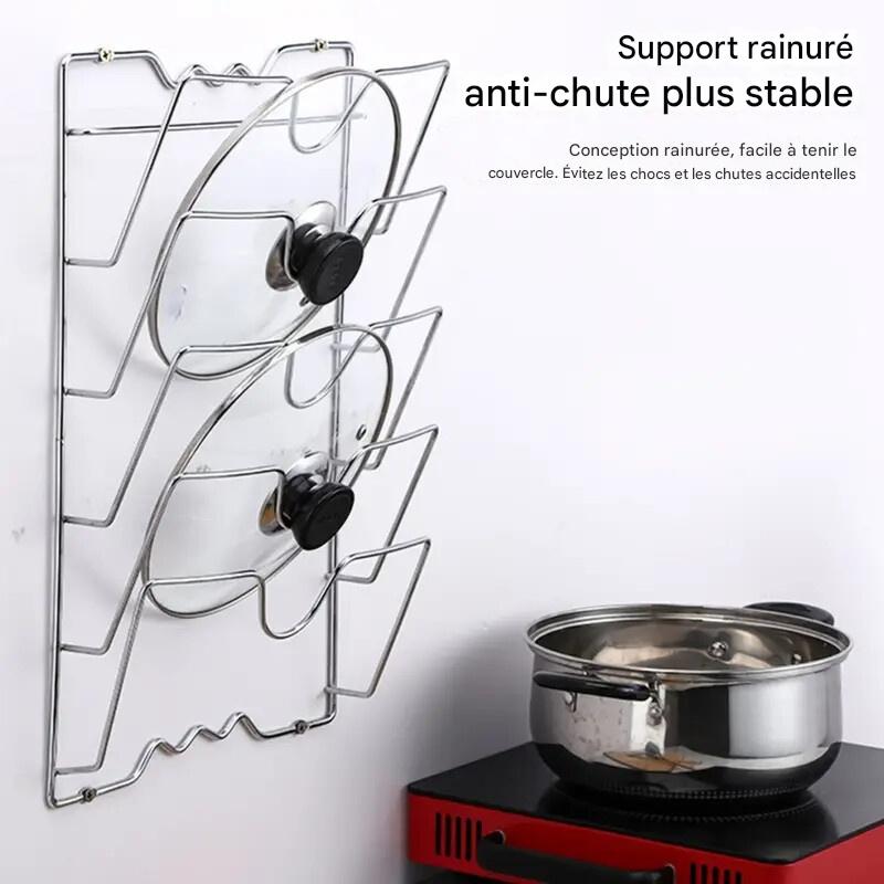 Support de couvercle de casserole Support de couvercle
