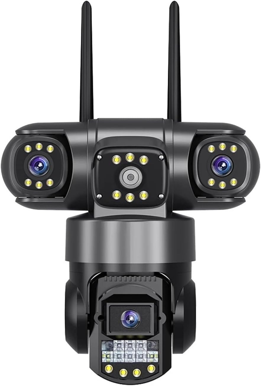 6-megapikselowa kamera zewnętrzna z potrójnym obiektywem i Wi-Fi, z funkcją widzenia w nocy