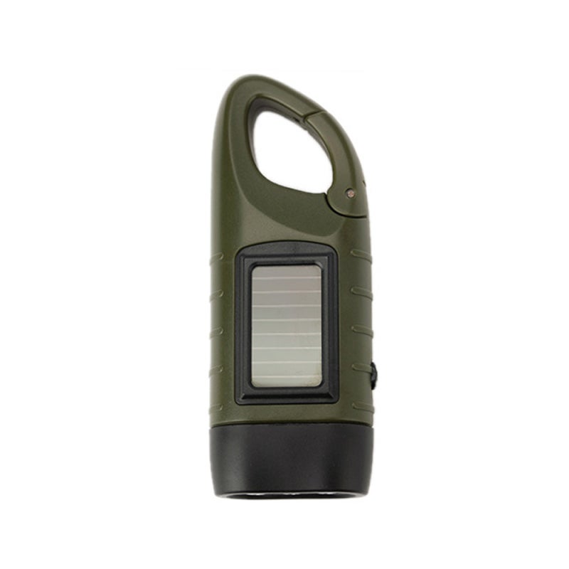 Lampe Torche LED Multi-fonction Solaire - Marteau De Sécurité, Batterie 18650, étanche IPX4